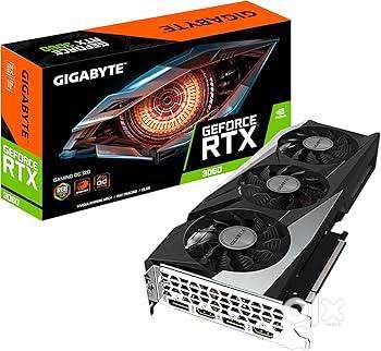 GIGABYTE RTX 3060 12 GB with 3 Fans variant OC v2