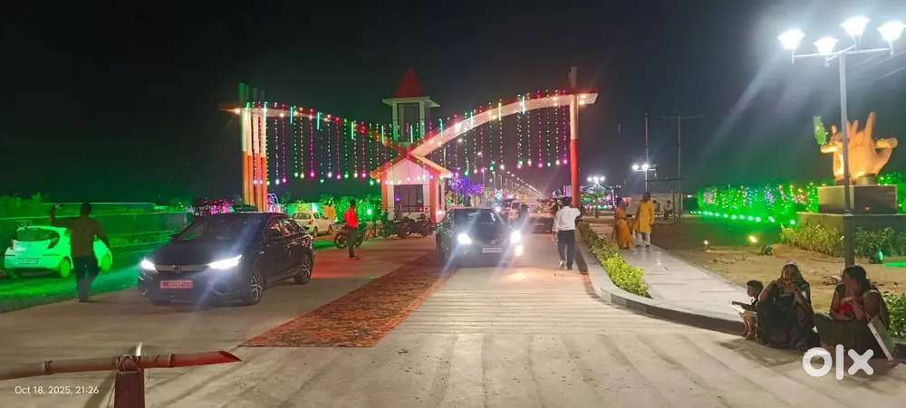 Approved Plots ₹10000 Per SqYrds In छाता गोवर्धन On Road Gated Project