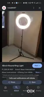Ring light three different colours
