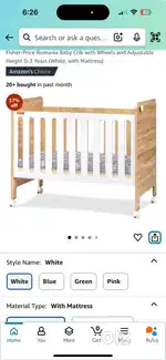 Kids Bed Crib Branded with premium Mattress