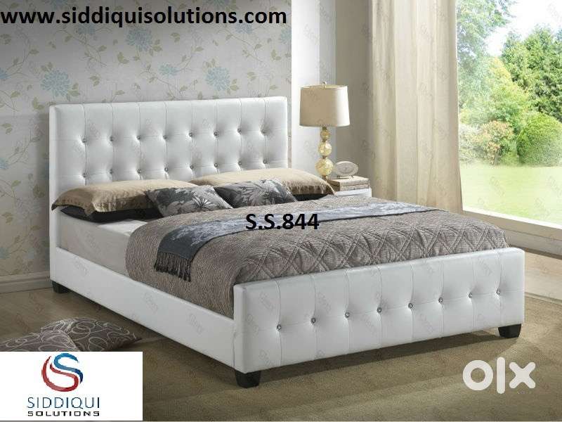 New best quality luxury design full cushions queen size bed with stora