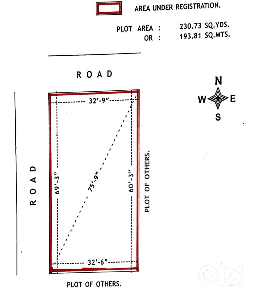 Open corner plot for sale road side , Indiranagar, thimmapur