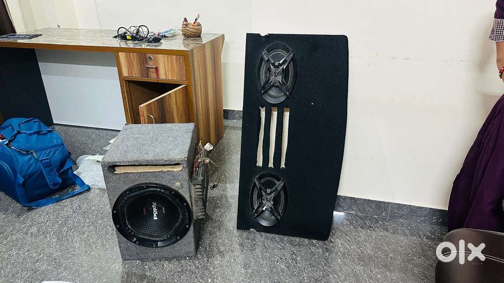 Sony woofer system with  baleno. Car