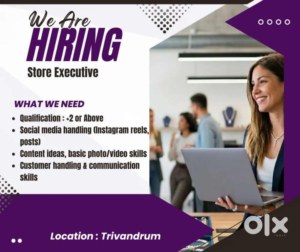 We are looking for a store executive