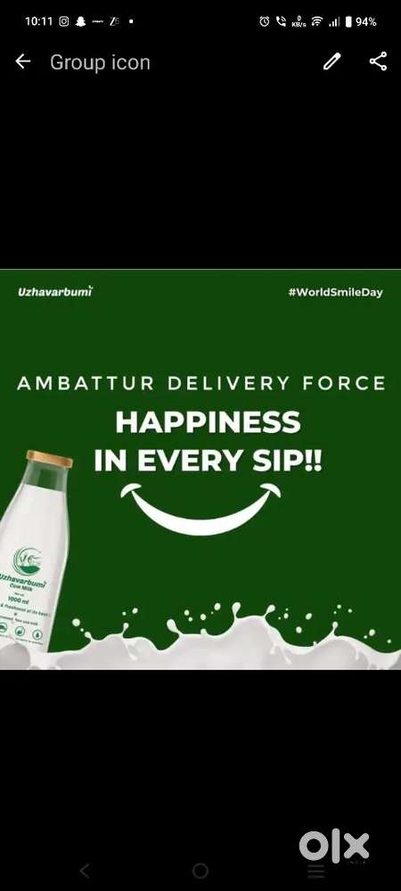 Uzhavabhumi milk delivery