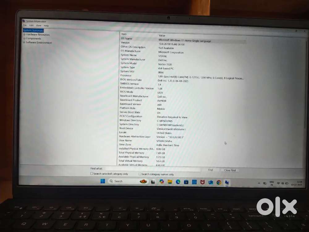 Dell i3 laptop mint condition