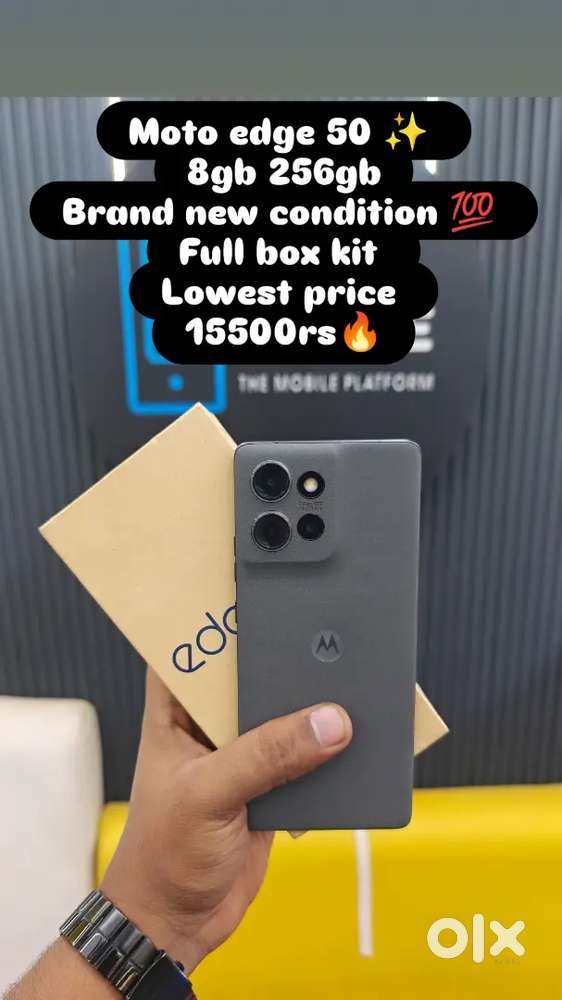 Moto edge 50 8gb 256gb brand new condition full box kit available