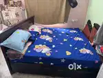 King size bed with storage