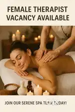 Wanted Female spa  Therapist