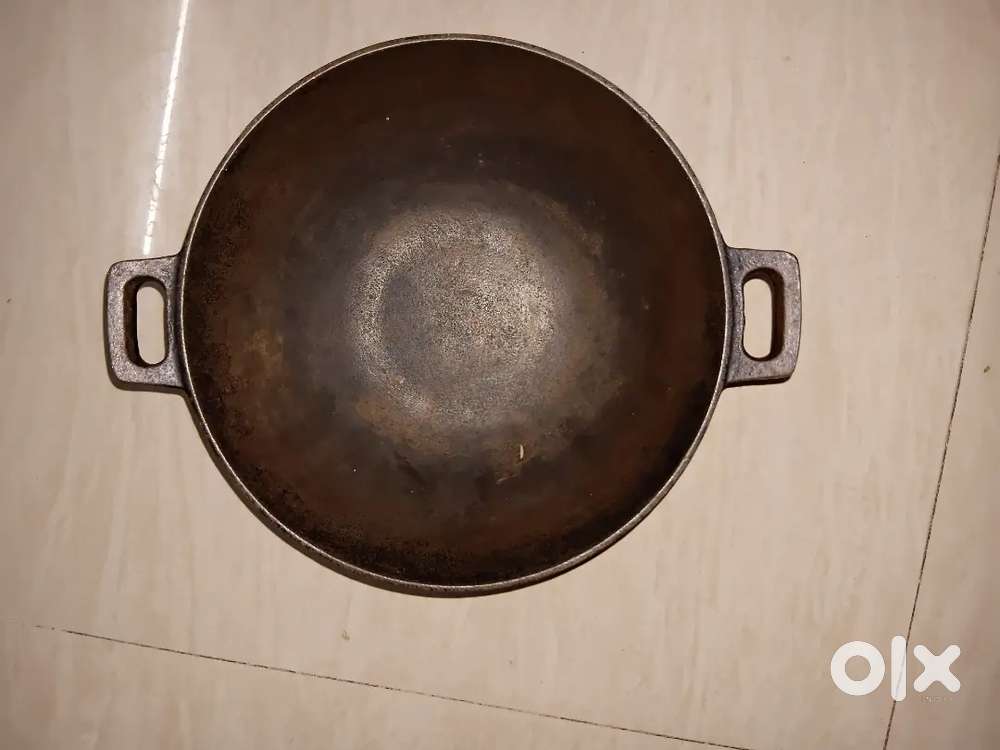 Meyer fry Pan and Bergner kadai [Both are  CastIron]