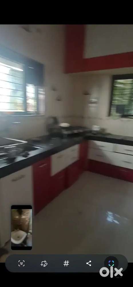 1bhk semi furniture car parking prlhad soc flat rent family ambegaon