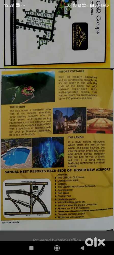 Form land Sale near by Hosur