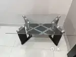 Glass top center table