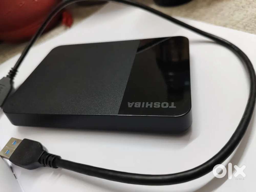 TOSHIBA HDD 1TB- USB 3.2 SUPPORT -with bill and box