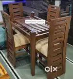 SC Furniture 4 Seater Dinning Table In Teak Wood