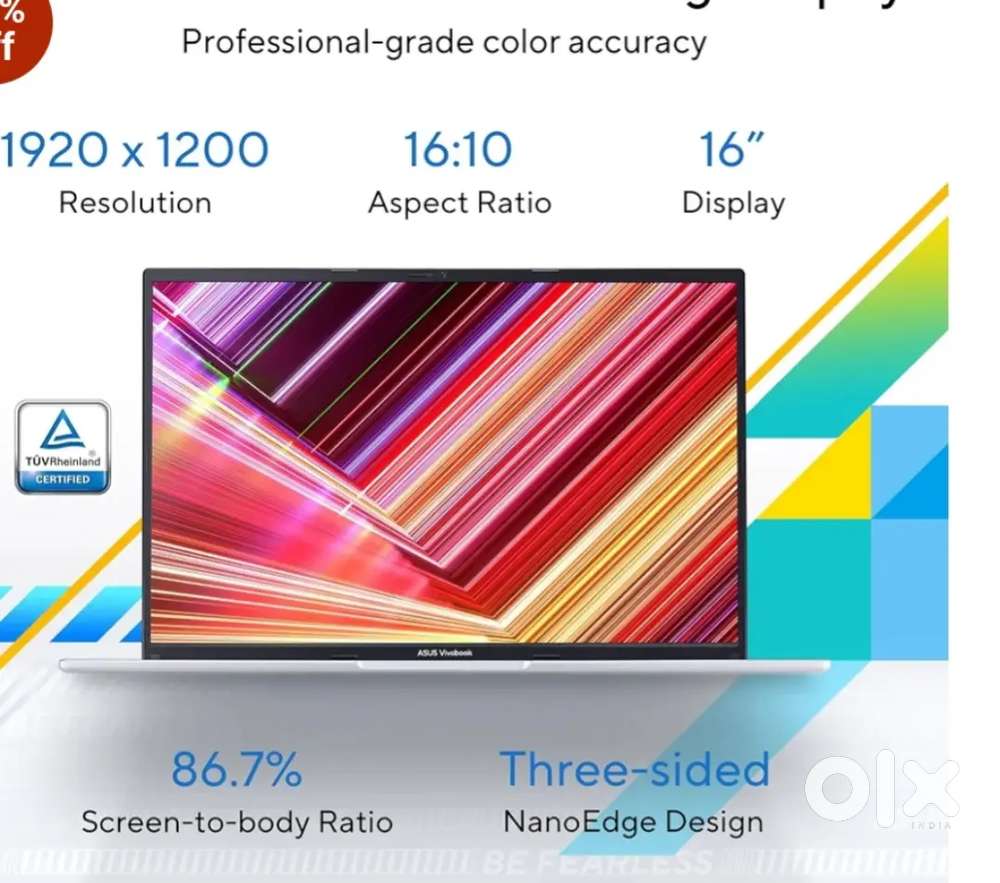 ASUS Vivobook 16, Intel Core i5-12500H, 12th Gen, 16GB RAM, 512