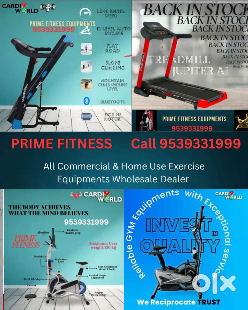 Prime Fitness Exercise Equipments Wholesale Showroom in Thrissur