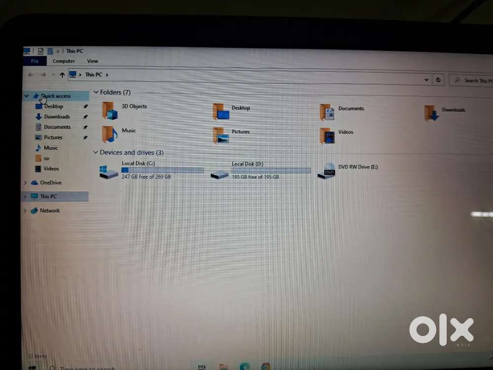 HP LAPTOP VQF RT 3290 core I3