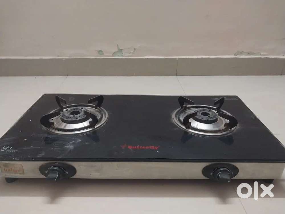 Butterfly glass top gas stove @1000