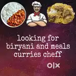 Looking for tiffins, biryani,meals and curries cook for hotel