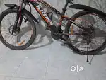 gear bicycle in black color