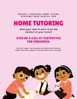Part time tutor jobs near chintal