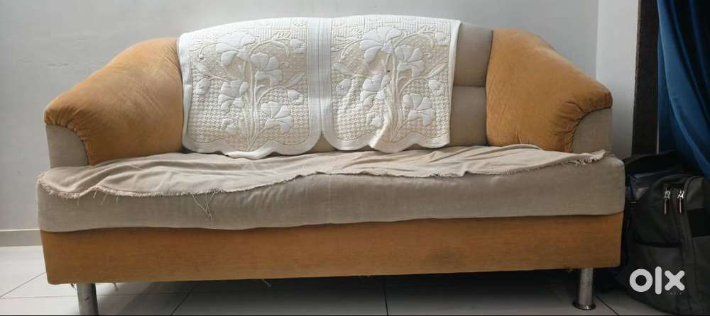 Sofa Set + Double Sliding Wardrobe for Sale