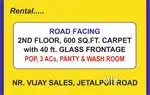 road facing, 2nd floor, Mr. Vijaysales