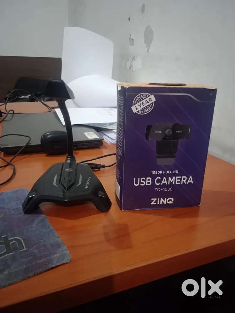 Zinq Web camera 1080p and Zebronic Mic