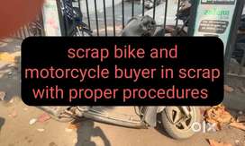 Old scrap bike nd motorcycle scooter buyer in scrap