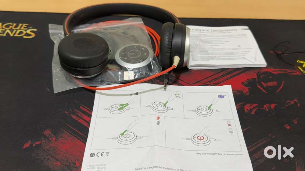 Jabra branded headset