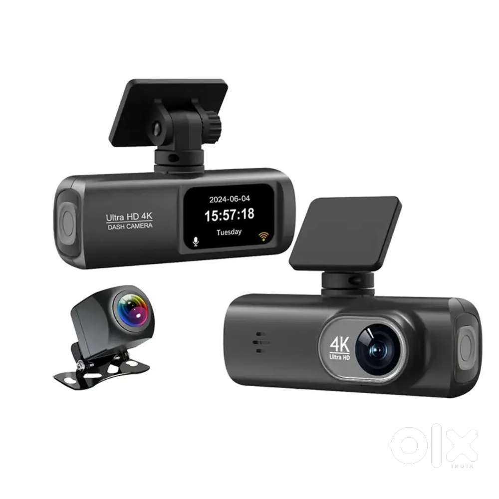 4K+ 1080p night Version Car Driving Dash Camera Display Wireless GPS