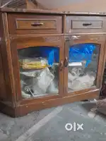 Corner tv table, used like almira