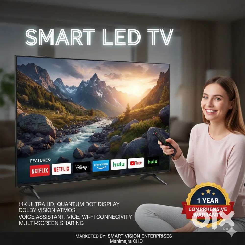New 24/32/43 inch Full HD Led TV, Lowest Price with Home delivery