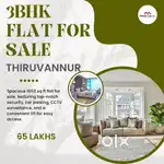 THIRUVANNUR 3BHK FLAT FOR SALE