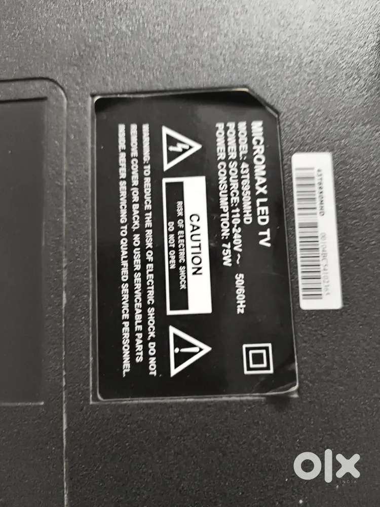 Micromax LED tv 43 inch