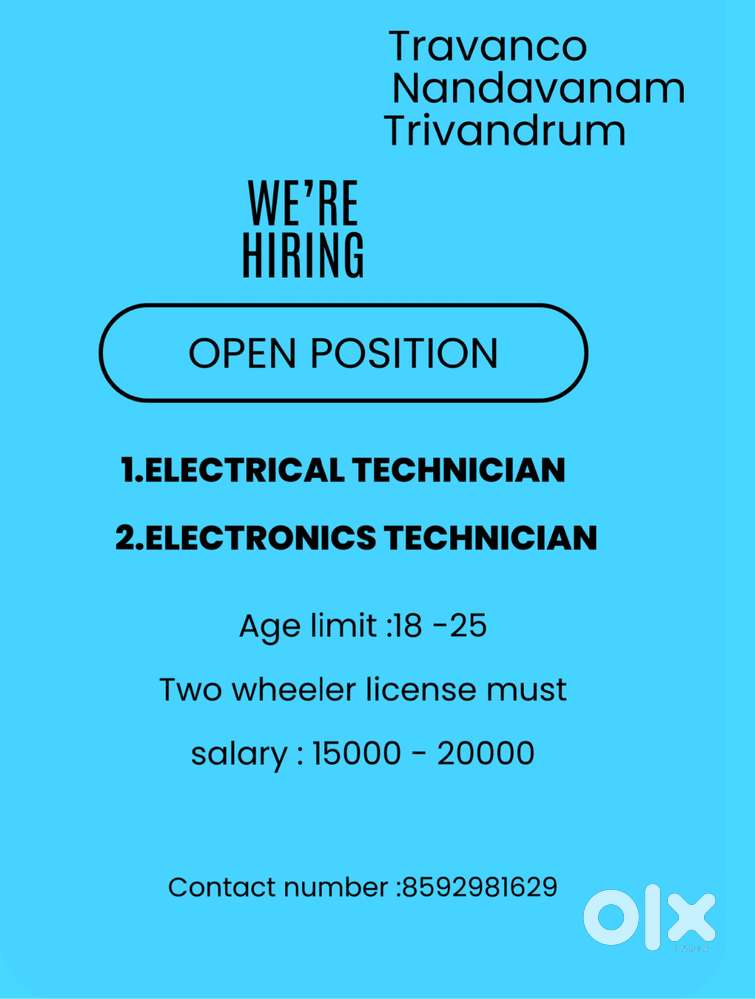 Electrical technician and electronics technician