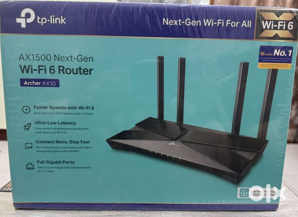 Wifi Router Brand New Box peice AX1500 Next-Gen Wi-Fi 6 Router