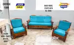 Sofa Sale Brand New Wooden Sofaset # JFKEWR