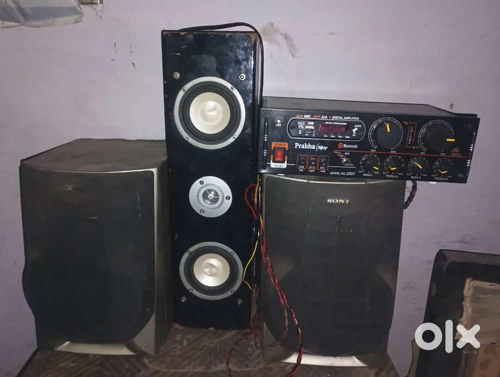 Sonny ka spker 2 .1. Amplifier ek saal ke replacement ke sath