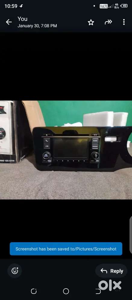 New brand no use dibba parking Panasonic music system Honda City car