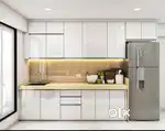 Moduler kitchen starting with 29999/- only Emi option available
