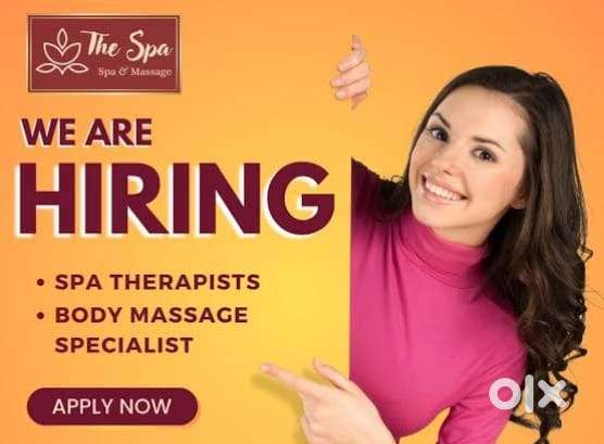 Vacancy only for females  .. spa therapist  daily payment
