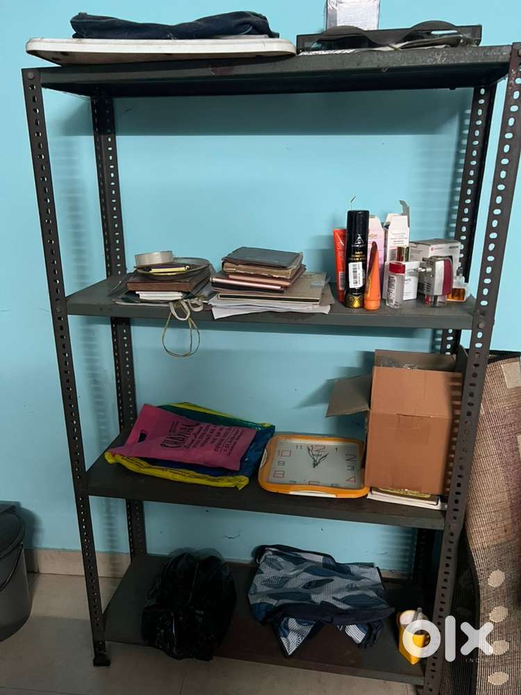Strong Metal Storage Rack – 5ft Height, 4 Shelves