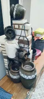 Outdoor 6 step fountain