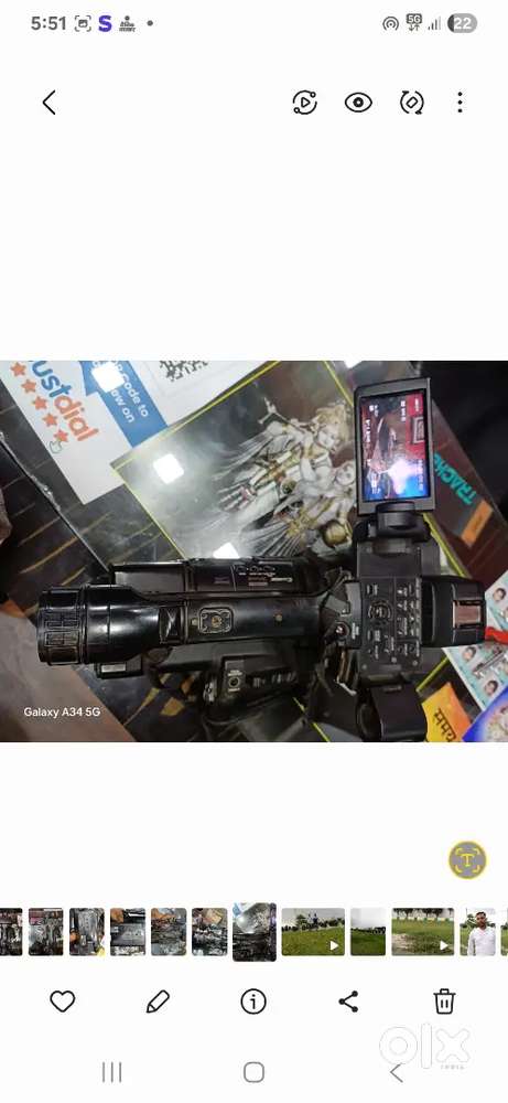 Sony nx1 with original battery and changer