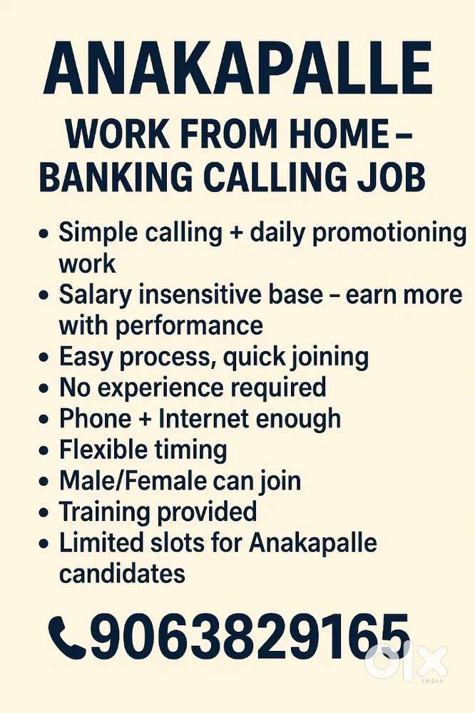 WORK FROM HOME BANKING PROCESS