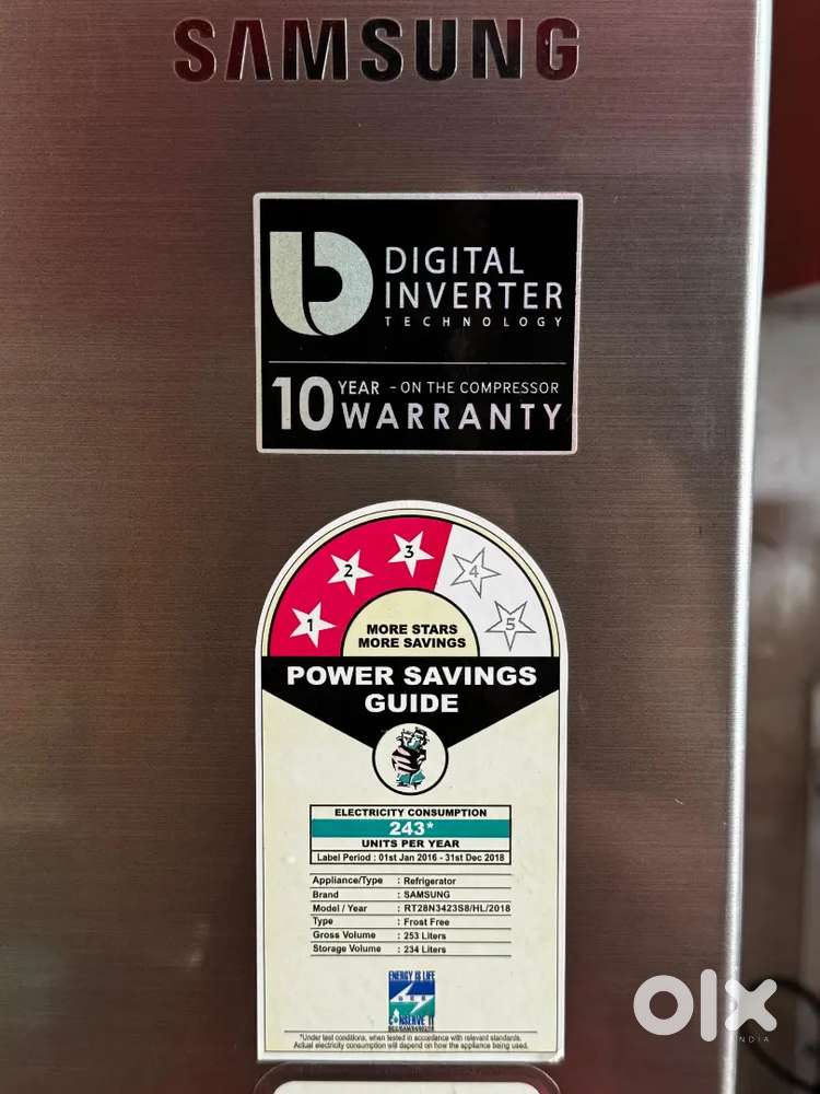 Samsung double door fridge frost free
