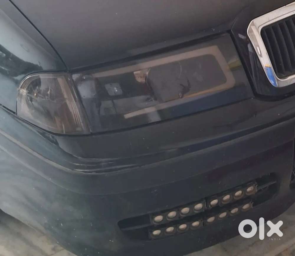 Skoda Octavia 2010 projector headlight modified