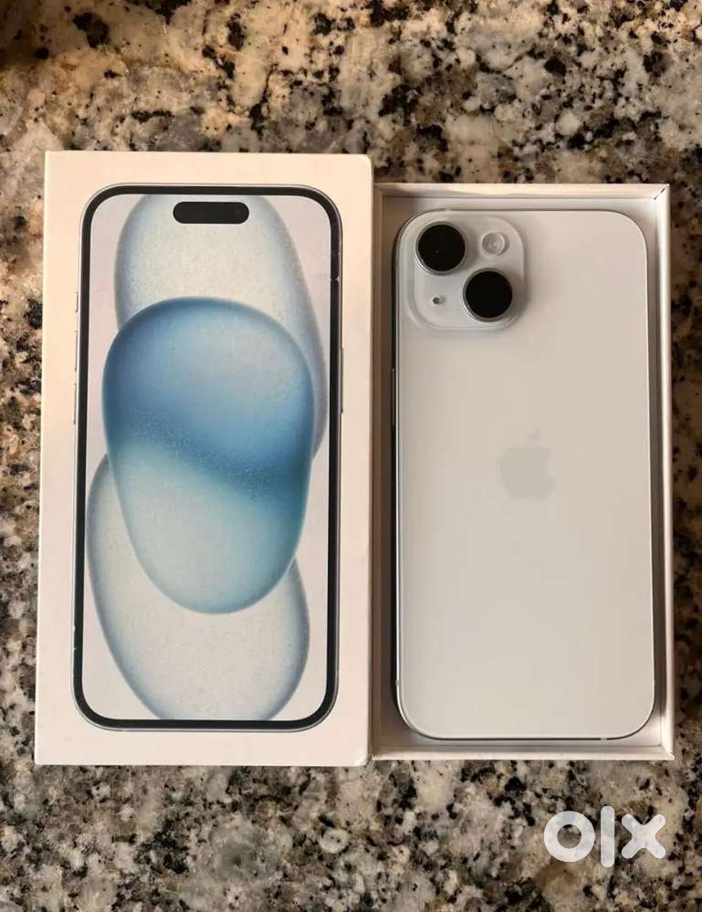 selling my 4 month old iphone 15 with  bill and box available